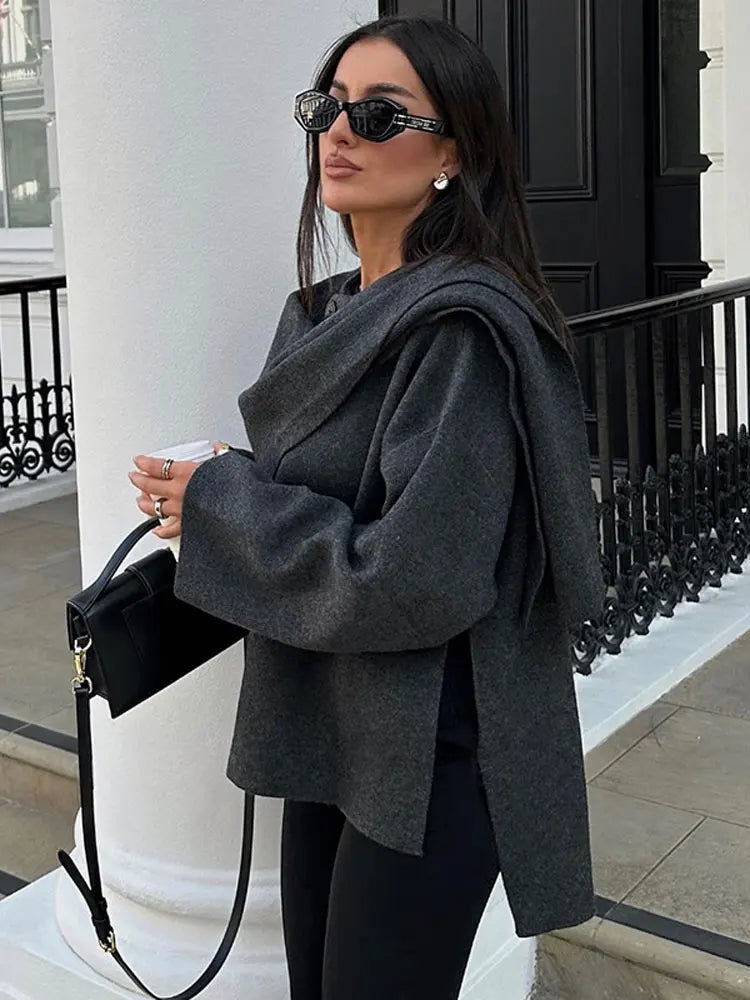 Annabel | Classy Scarf Coat