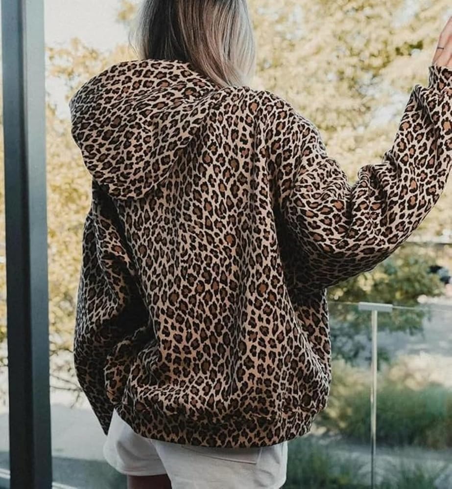 Oversized Cheetah Hoodie