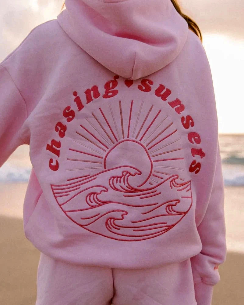 Cleo | Chasing Sun-Set Oversized Hoodie